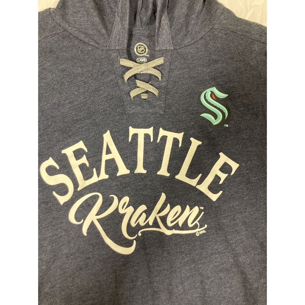 Seattle‎ Kraken Fanatics Pullover Hoodie NHL Hockey Sports Women's Size Large - Picture 2 of 6
